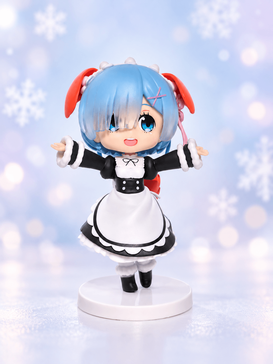 Фигурка Рем чиби из Re:Zero — горничная с ушками, 14 см, Около 14 см — главное фото